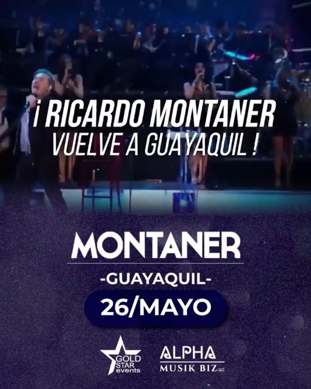 @gold_starevents El jueves 26 de mayo/2022 #Guayaquil se pondrá ¡más romántico que nunca!😍¡Próximamente entradas a la venta por #TicketShow! 😎
*Les recordamos a las personas que ya adquirieron sus entradas, que estas siguen siendo válidas respetando su localidad.
#Conciertos #RicardoMontanerenguayaquil.
#guayaquilcaliente @devildaddy__👹
@GrypusBroker de #MediosDigitales 📱