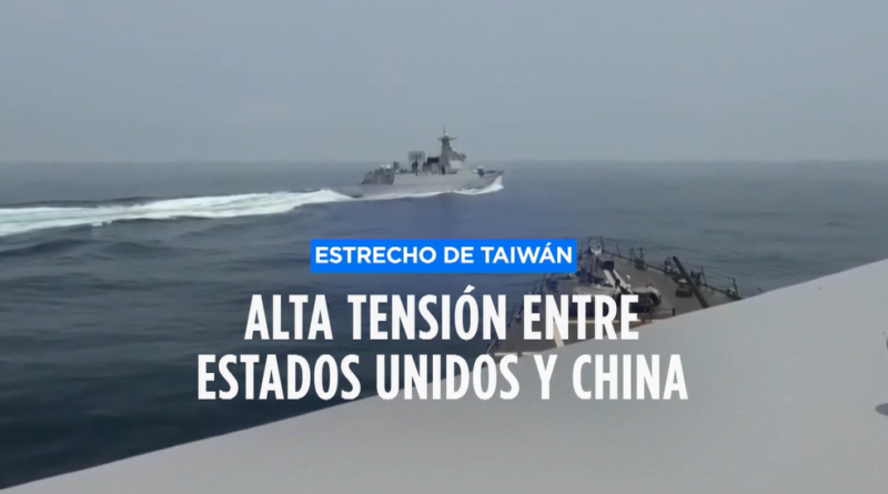 Estados Unidos y China se acusan mutuamente de un nuevo incidente en el estrecho de Taiwán